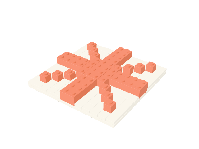 AI Spark built from virtual bricks